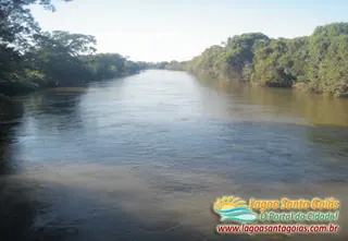 Río Aporé al amanecer - Lagoa Santa, Goiás