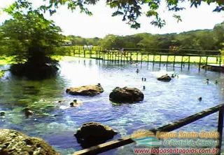 Wooden boardwalk over the lagoon