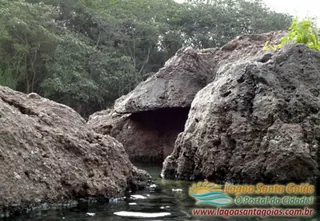 Piedras en la laguna - Lagoa Santa, Goiás